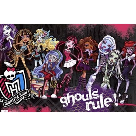 Monster High - Ghouls Rule Laminated Poster Print (36 x 24)