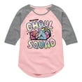 thumbnail image 1 of Monster High - Ghouls Squad - Toddler & Youth Girls Raglan Graphic T-Shirt, 1 of 5