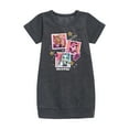 thumbnail image 1 of Monster High - Girl Squad Pop Art - Toddler & Youth Girls Fleece Dress, 1 of 4