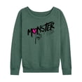 thumbnail image 1 of Monster High - Graffiti Logo - Women's Lightweight French Terry Long Sleeve Shirt, 1 of 5