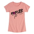 thumbnail image 1 of Monster High - Graffiti Logo - Youth Girls Fitted Short Sleeve T-Shirt, 1 of 4