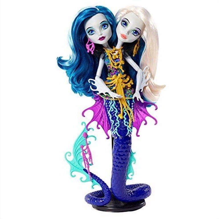 Monster High ドール Peri&Pearl Serpentine Monster High Great Scarrier Reef Peri/Pearl Serpent Doll - Walmart.com
