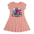 thumbnail image 1 of Monster High - Group Badge - Toddler & Youth Girls Fit & Flare Dress, 1 of 1