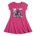 thumbnail image 1 of Monster High - Group Badge - Toddler & Youth Girls Fit & Flare Dress, 1 of 5