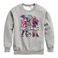 thumbnail image 1 of Monster High - Group With Pets - Toddler And Youth Crewneck Fleece Sweatshirt, 1 of 5