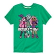 thumbnail image 1 of Monster High - Group With Pets - Toddler And Youth Short Sleeve Graphic T-Shirt, 1 of 5