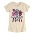thumbnail image 1 of Monster High - Group With Pets Girls' Fitted Short Sleeve Graphic T-Shirt, 1 of 4