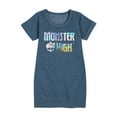thumbnail image 1 of Monster High - Holographic Colors - Toddler & Youth Girls Fleece Dress, 1 of 5