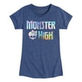 thumbnail image 1 of Monster High - Holographic Colors - Toddler & Youth Girls Short Sleeve T-Shirt, 1 of 5