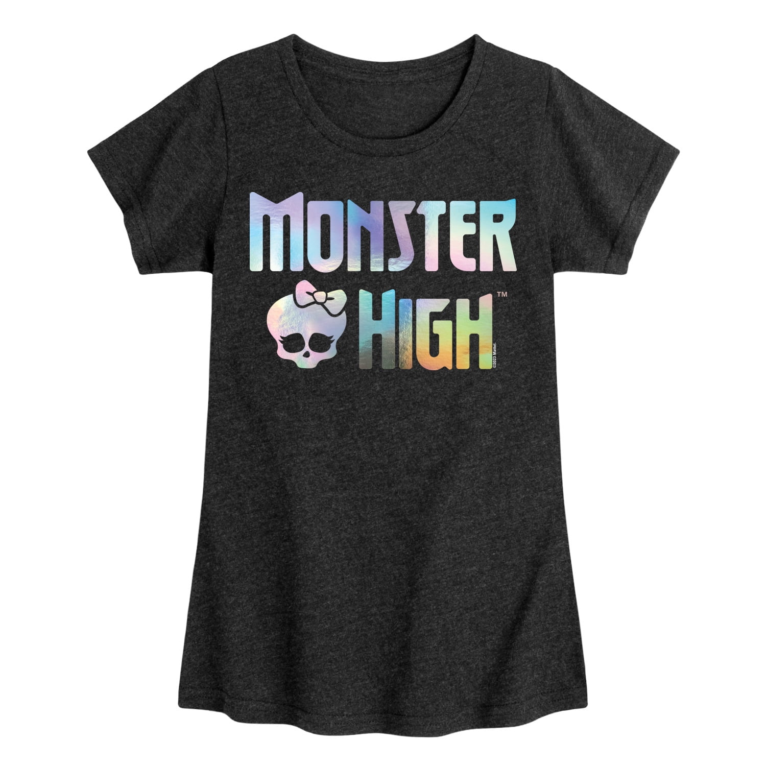 Monster High - Holographic Colors - Toddler & Youth Girls Short Sleeve ...