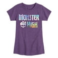 thumbnail image 1 of Monster High - Holographic Colors - Toddler & Youth Girls Short Sleeve T-Shirt, 1 of 5
