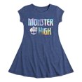 thumbnail image 1 of Monster High - Holographic Logo - Toddler & Youth Girls Fit & Flare Dress, 1 of 1