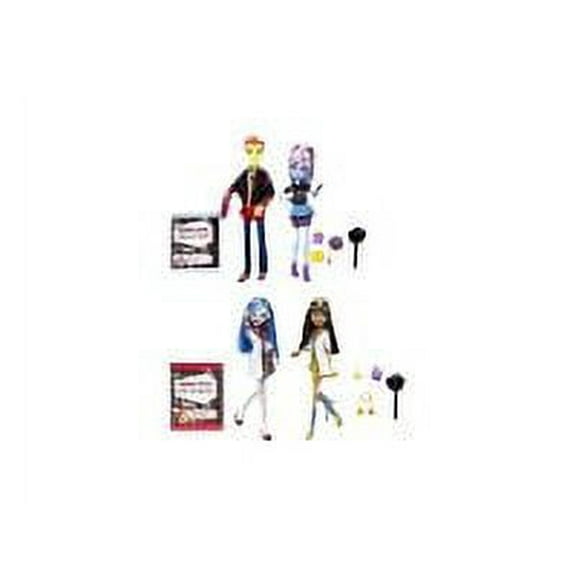 Monster High Home Ick Double the Recipe Abbey Bominable Heath Burns Dolls BBC82