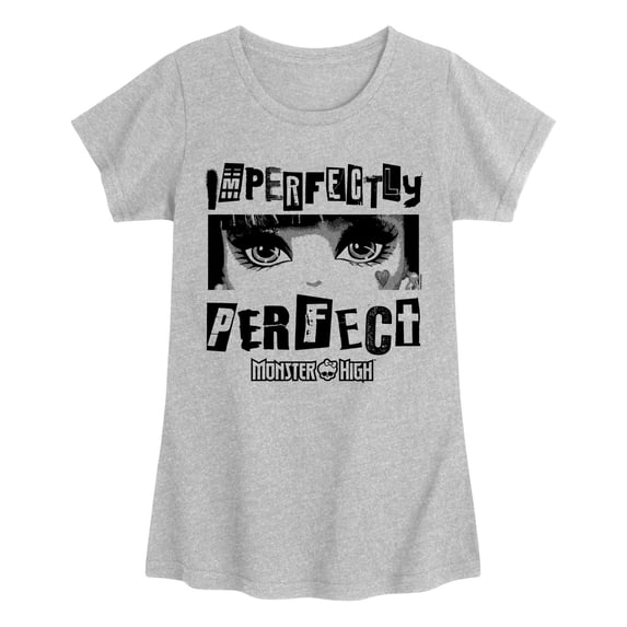 Monster High - Imperfectly Perfect - Youth Girls Fitted Short Sleeve T-Shirt