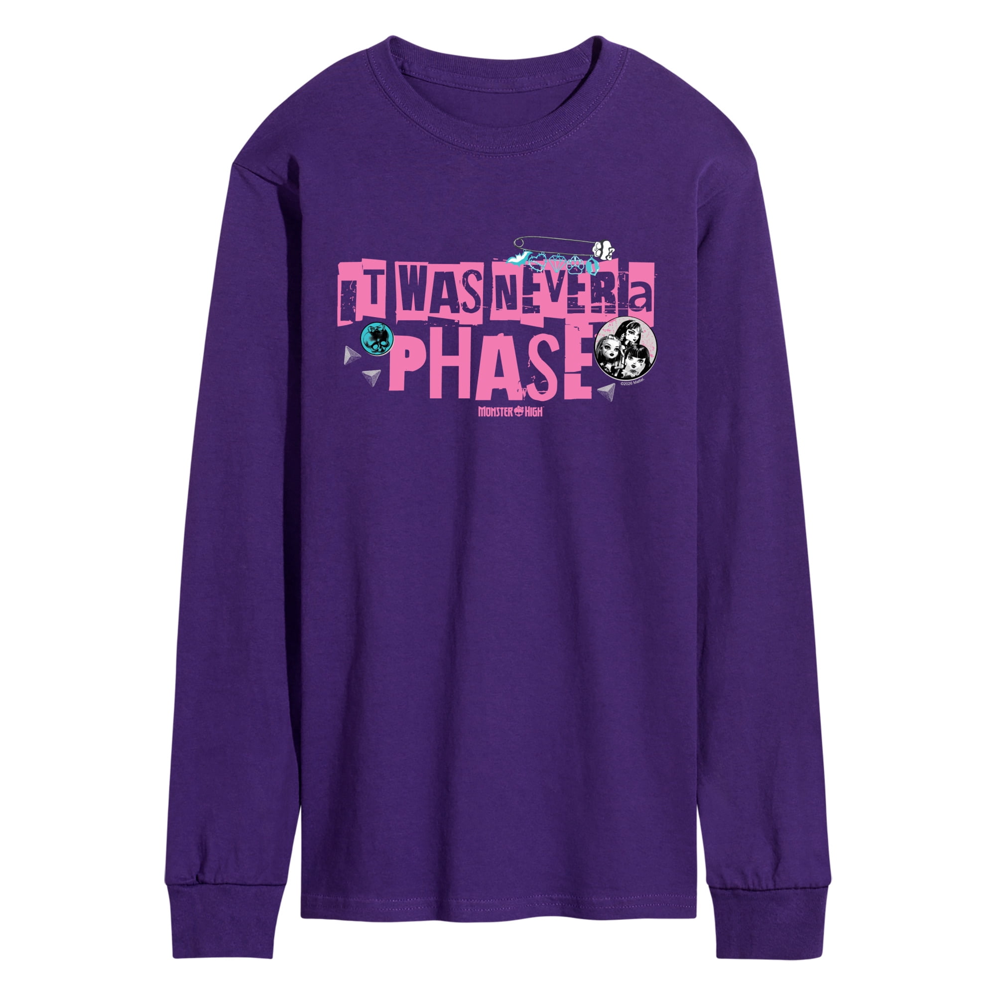 Monster High - It Was Never A Phase - Men's Long Sleeve Graphic T-Shirt