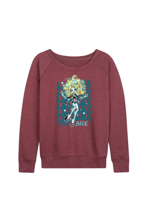 - Lagoona Blue - Women's Lightweight French Terry Long Sleeve Shirt