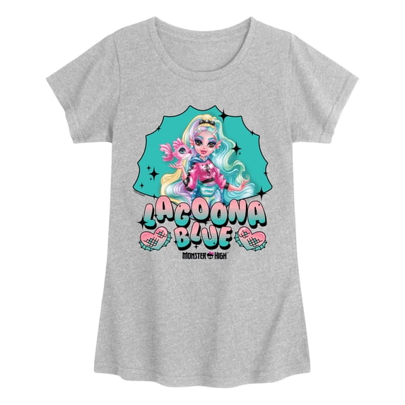Monster High - Lagoona Blue - Youth Girls Fitted Short Sleeve T-Shirt
