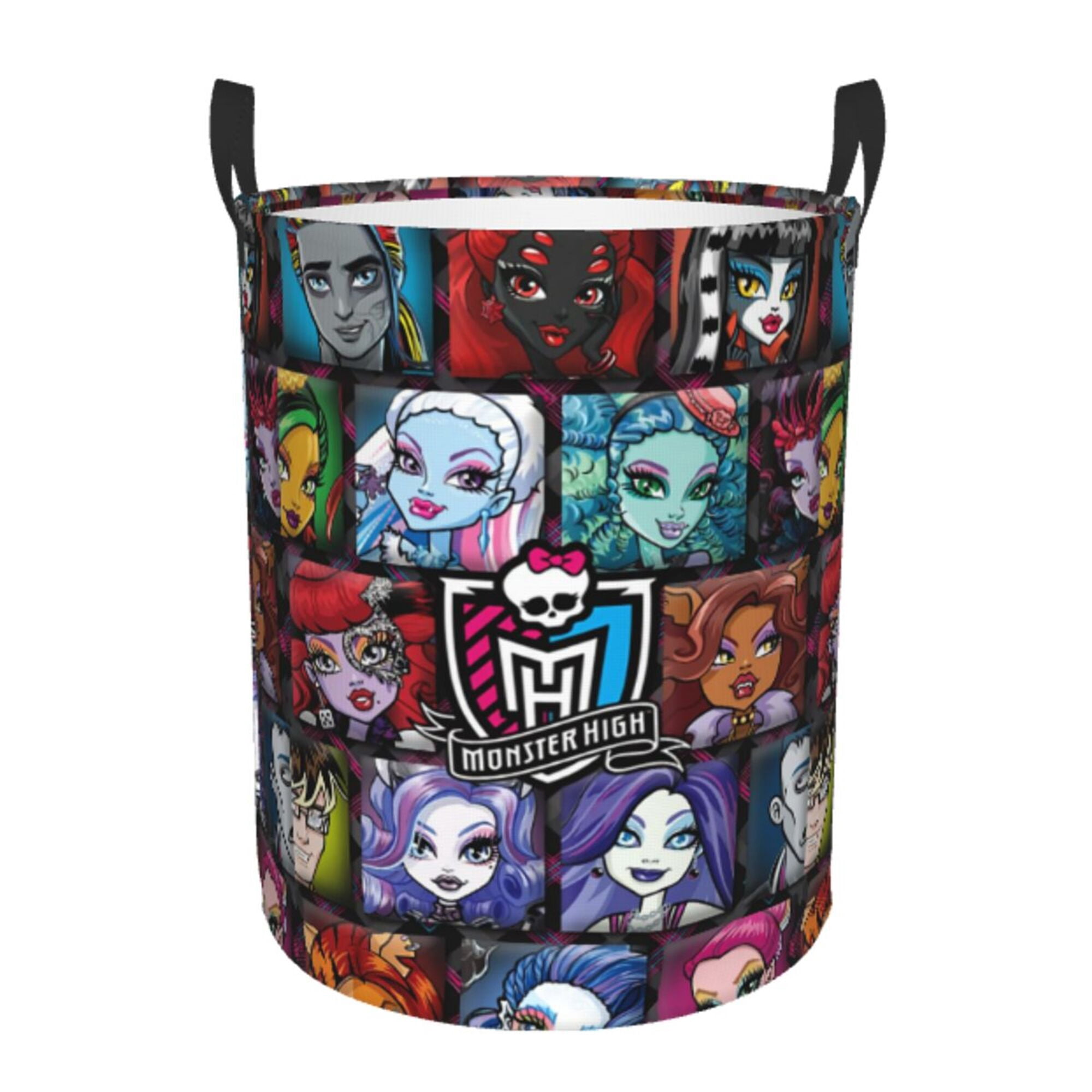 Quirky Monster Striped Storage Basket main image 0