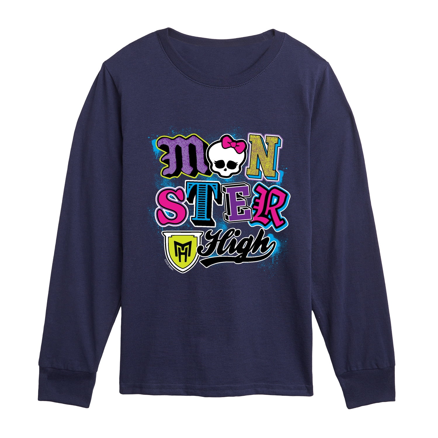 Monster High - Letters - Youth Boys Long Sleeve Graphic T-Shirt