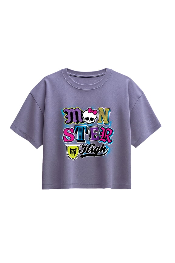 - Letters - Youth Girls Boxy T-Shirt
