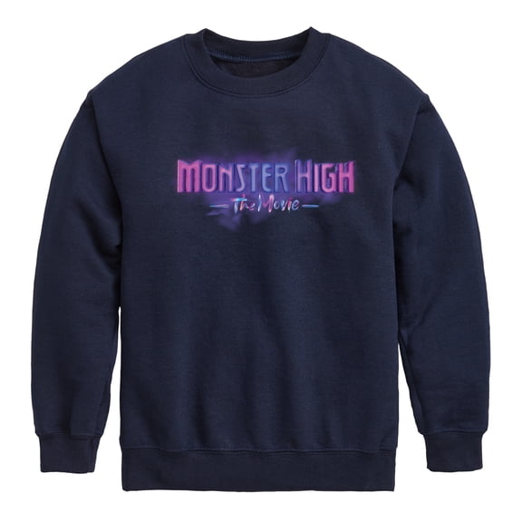 Monster High - MH The Movie Logo - Toddler & Youth Crewneck Fleece Sweatshirt