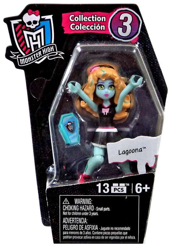 Monster High Mega Bloks Ghouls Skullection Series 3 Lagoona Mini Figure