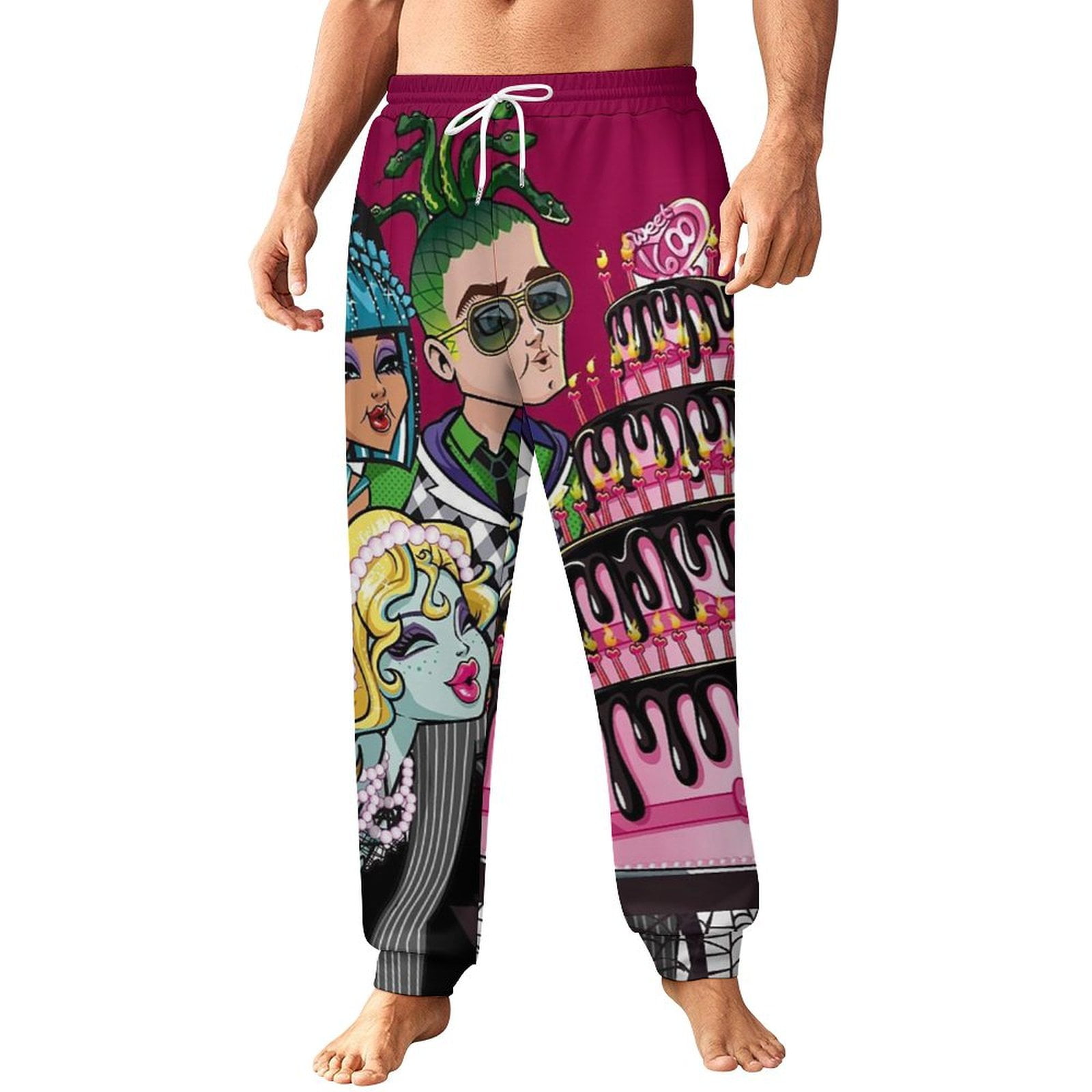 Monster High Men's Sweatpants Lightweight Joggers Pants Workout Gym ...
