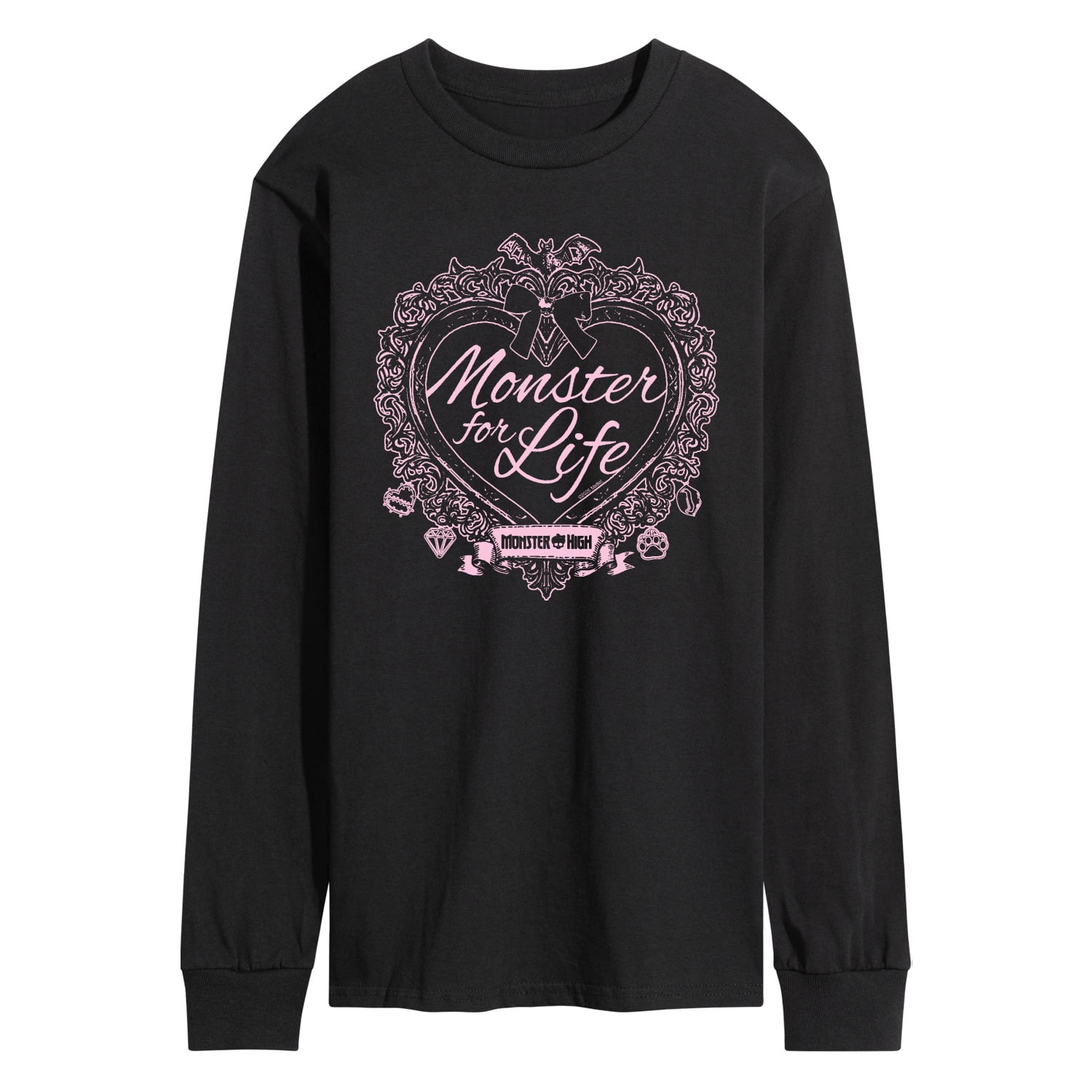 Monster High - Monster For Life Coquette - Men's Long Sleeve Graphic T-Shirt