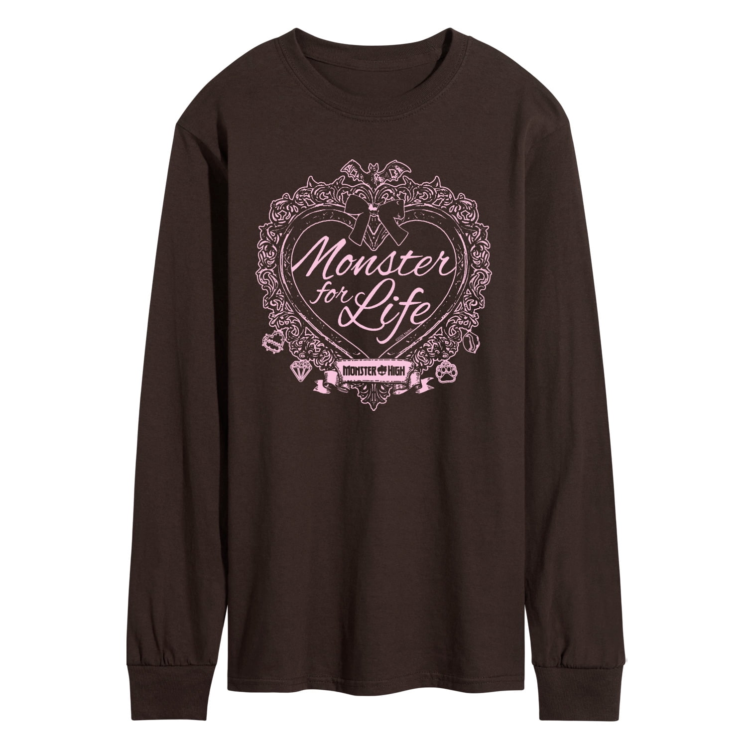 Monster High - Monster For Life Coquette - Men's Long Sleeve Graphic T-Shirt