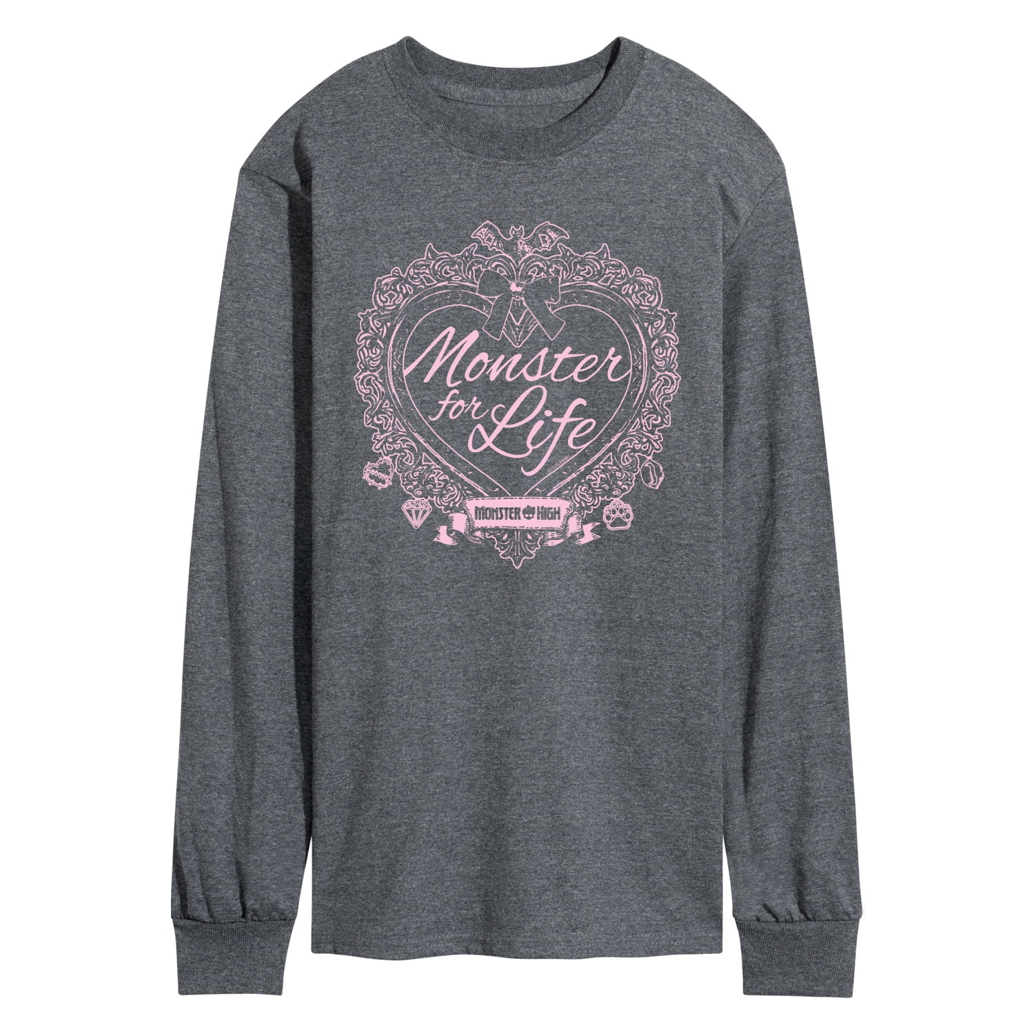 Monster High - Monster For Life Coquette - Men's Long Sleeve Graphic T-Shirt