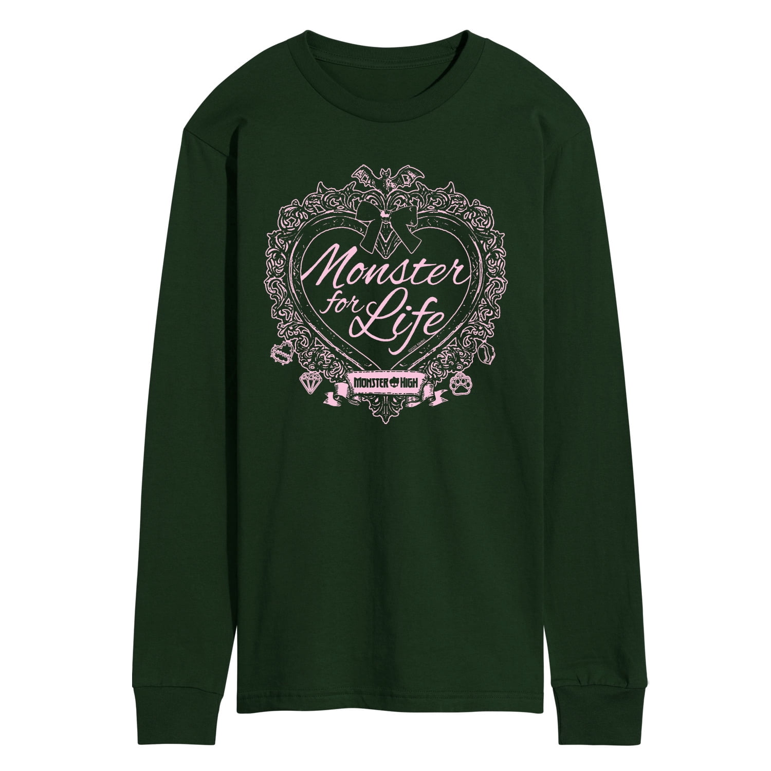 Monster High - Monster For Life Coquette - Men's Long Sleeve Graphic T-Shirt