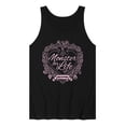 thumbnail image 1 of Monster High - Monster For Life Coquette - Men's Sleeveless Graphic Tank, 1 of 4