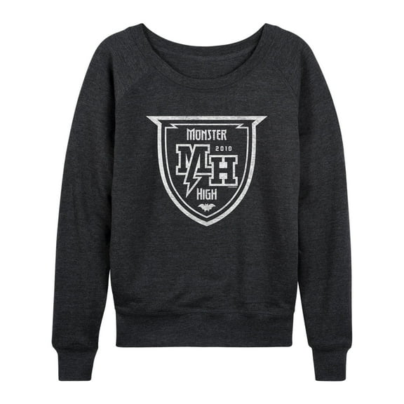 Monster High - Monster High Crest - Women's Lightweight French Terry Long Sleeve Shirt