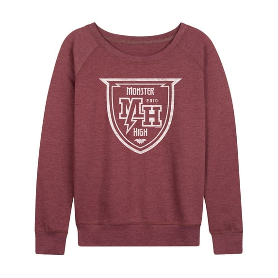 Monster High - Monster High Crest - Women's Lightweight French Terry Long Sleeve Shirt