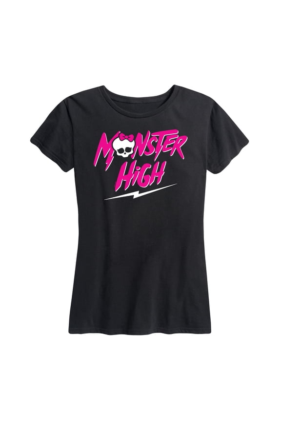 - Monster High Lightning Logo - Women's Short Sleeve Graphic T-Shirt