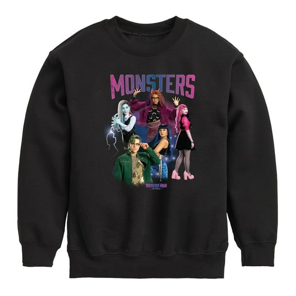 Monster High - Monster Squad - Toddler & Youth Crewneck Fleece Sweatshirt