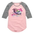 thumbnail image 1 of Monster High - My Boo Crew Racecar - Toddler & Youth Girls Raglan T-Shirt, 1 of 4