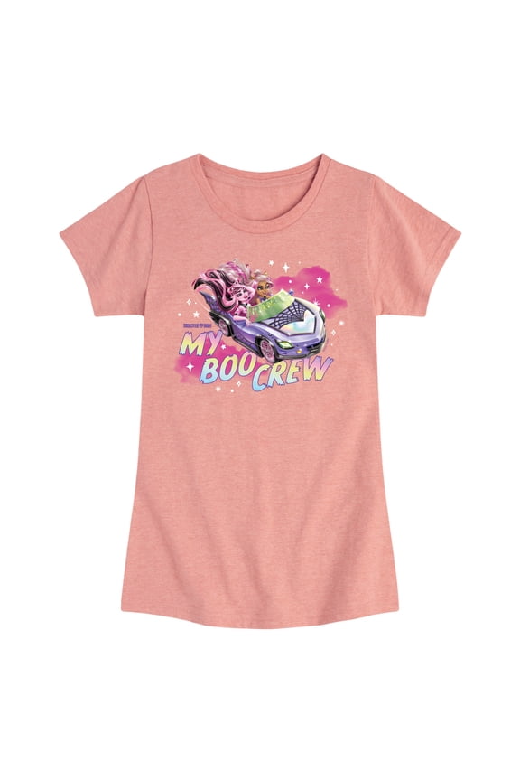Monster High - My Boo Crew Racecar - Toddler & Youth Girls Short Sleeve T-Shirt