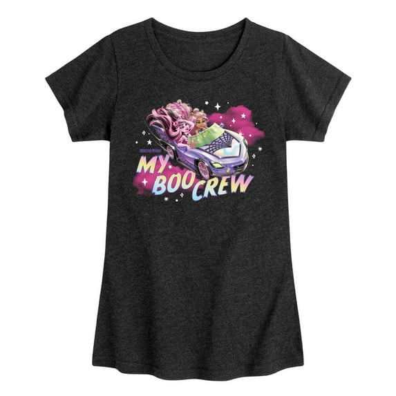 Monster High - My Boo Crew Racecar - Toddler & Youth Girls Short Sleeve T-Shirt