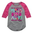thumbnail image 1 of Monster High - Never Have Tomb Many Friends - Toddler & Youth Girls Raglan T-Shirt, 1 of 3