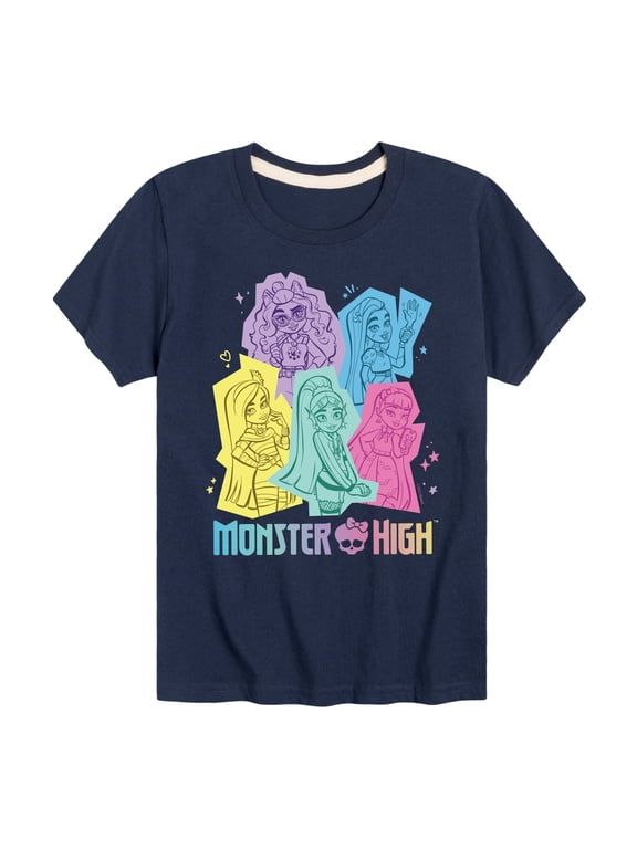 - Pastel Character Group Boys' Short Sleeve Graphic T-Shirt