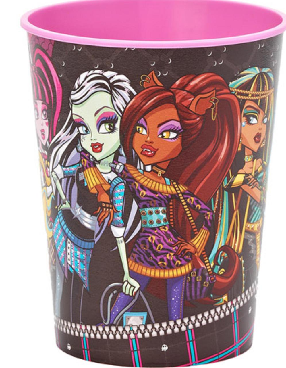 Monster High Pink Plastic 16 oz Reusable Keepsake Souvenir Favor Cup (1 Cup) - image 1 of 2