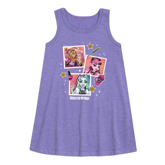Monster High - Polaroid Pictures - Toddler & Youth Girls A-line Dress