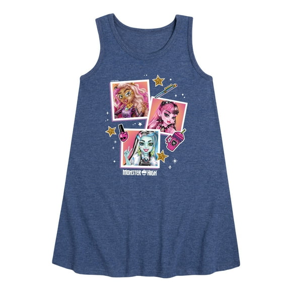 Monster High - Polaroid Pictures - Toddler & Youth Girls A-line Dress