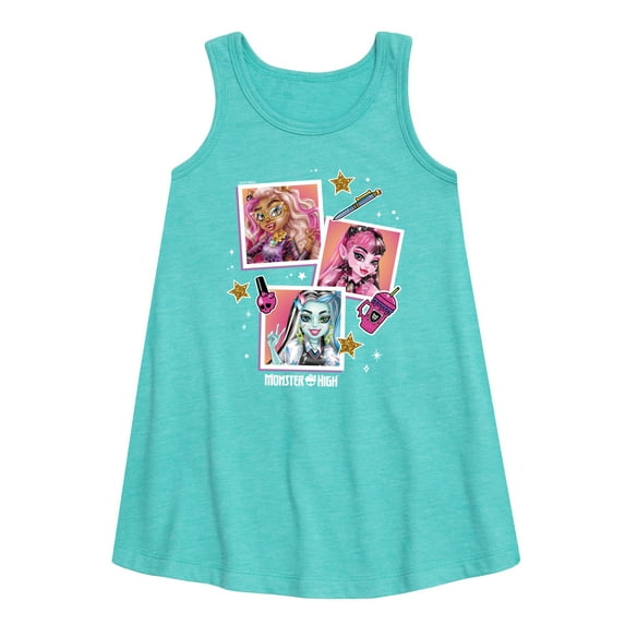 Monster High - Polaroid Pictures - Toddler & Youth Girls A-line Dress