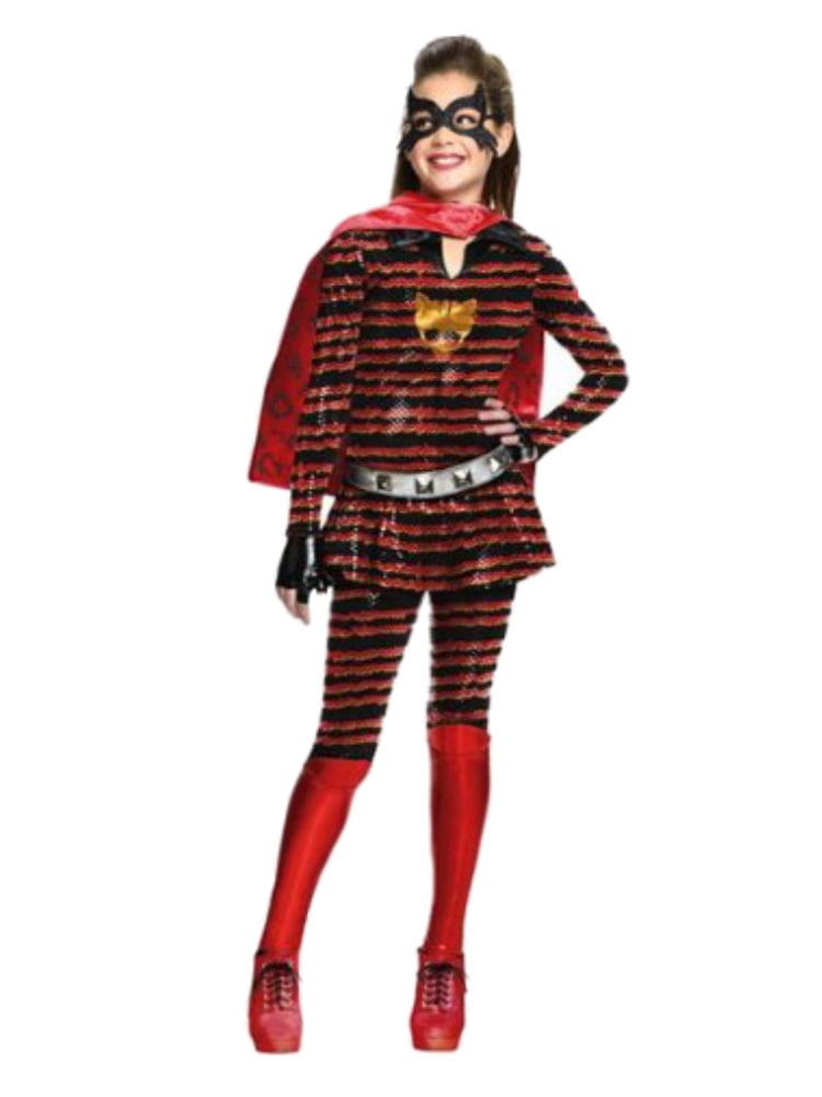 Monster High Power Ghouls Girls Red Toralei Halloween Costume Dress Up  Outfit M