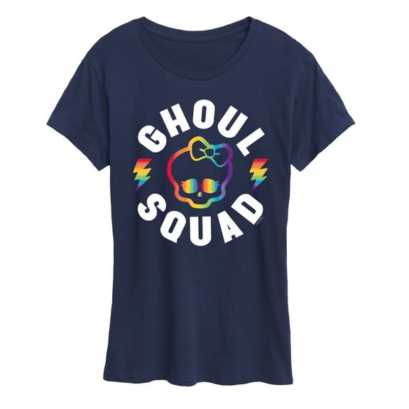 Monster High - Rainbow Ghoul Squad - LGBT Pride -  Women's Short Sleeve Graphic T-Shirt