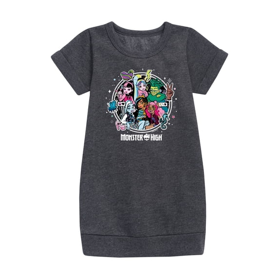Monster High - School Students - Toddler & Youth Girls Fleece Dress