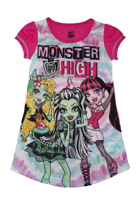 Short Sleeve Nightgown Night Shirt Pajama Girl Size L10/12