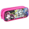thumbnail image 1 of Monster High Single Zipper Hot Pink Pencil Case, 1 of 2